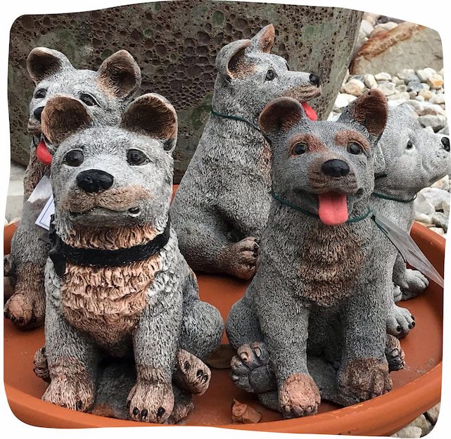 Dog Statue — Landscape Supplies and Garden Centre In Cooroy, QLD